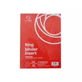 Gyűrűskönyv betét A5, 50lap Bluering&reg; kockás