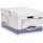 Archiváló konténer csapófedéllel, karton, 310 x 390 x 560 mm., Bankers Box System by Fellowes&reg; 2 db/csomag, kék/fehér