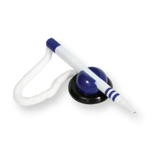 Ügyféltoll fehér-kék test fekvő Bluering&reg; , írásszín kék