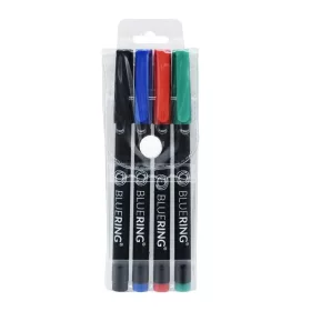   Rostirón, tűfilc alkoholos készlet, 1mm OHP Bluering&reg; M, 4 klf. szín