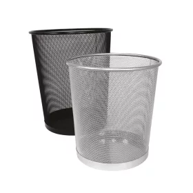   Fémhálós papírkosár 29,5x34cm, 20 liter nagy Fornax fekete