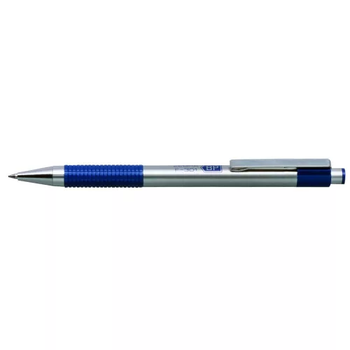 Golyóstoll 0,7mm, kék test, Zebra F-301, írásszín kék