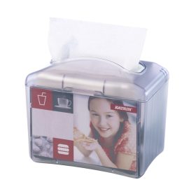   Szalvéta adagoló műanyag Katrin Mini átlátszó/szürke _22564