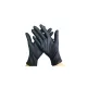 Gumikesztyű nitril púdermentes M 100 db/doboz, GMT Super Gloves fekete