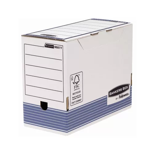 Archiváló doboz 150mm, Fellowes&reg; Bankers Box System, 10 db/csomag, kék