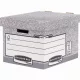 Archiváló konténer, karton, standard, Fellowes&reg; Bankers Box System, 10 db/csomag,
