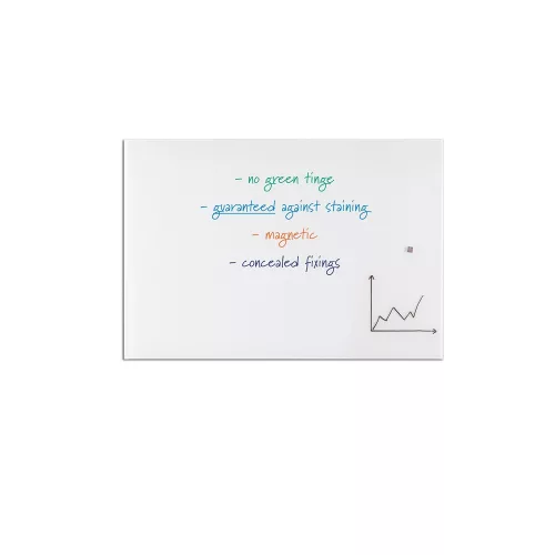Mágneses üvegtábla 65x100cm, alukeretes ValueLine  GTL6510009 Franken