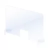 Védőfal asztali 49,5x84,5 átlátszó  SSW5085 Franken
