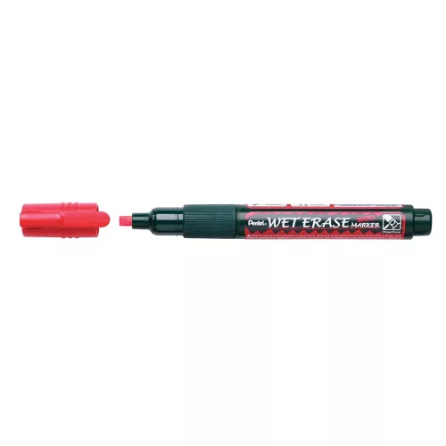 Krétamarker vágott, törölhető folyékony SMW26-BO Pentel piros