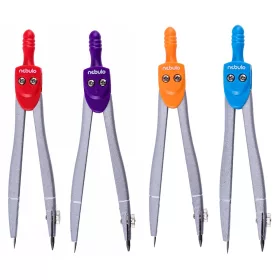 Körző készlet, fém 2 Extra heggyel Nebulo