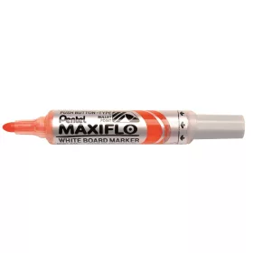   Táblamarker 2,5mm, kerek hegyű, Pentel Maxiflo narancssárga
