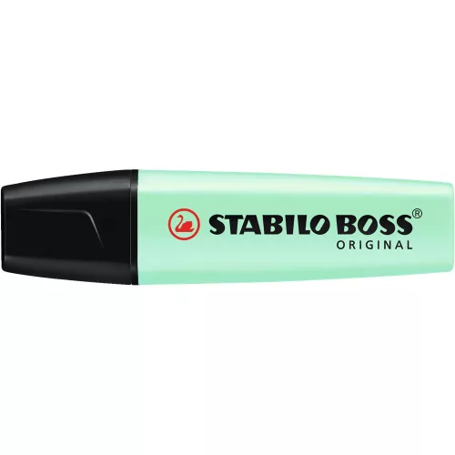 Szövegkiemelő 2-5mm, vágott hegyű, STABILO Boss original Pastel menta