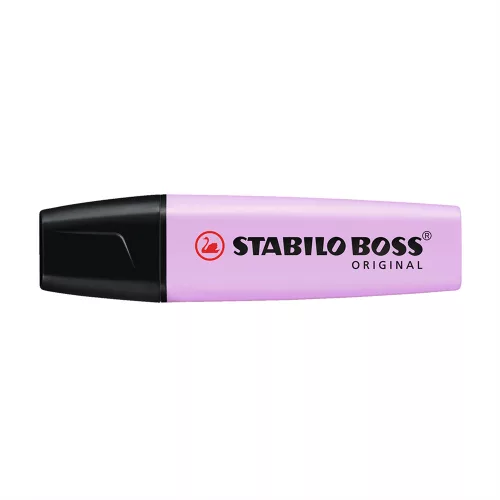 Szövegkiemelő 2-5mm, vágott hegyű, STABILO Boss original Pastel orgona