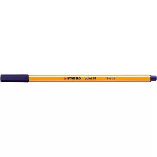 Rostirón, tűfilc 0,4mm, STABILO Point 88 éj kék