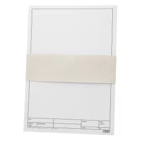 Műszaki rajzlap keretes A4, 10ív/csomag