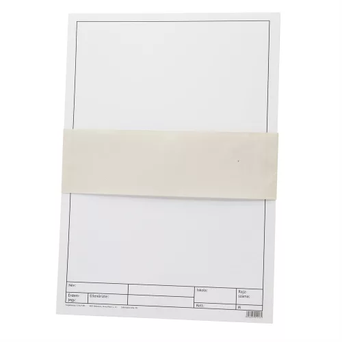 Műszaki rajzlap keretes A4, 10ív/csomag