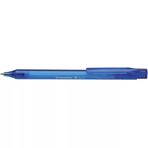 Golyóstoll nyomógombos 0,5mm, Schneider Fave, írásszín kék