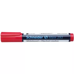   Tábla- és flipchart marker 2-5mm, vágott végű Schneider Maxx 293 piros