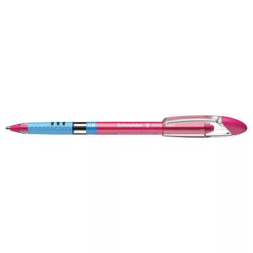 Golyóstoll 0,7mm, kupakos Schneider Slider Basic XB, írásszín rózsaszín