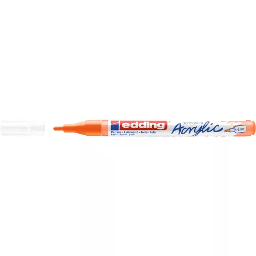Akril marker 1-2mm, Edding 5300 neon narancssárga