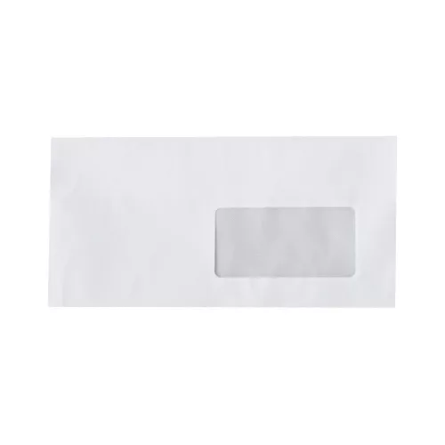 Boríték LC6/5 szilikonos bélésnyomott jobb ablakos 45x90mm 114x229mm J28A20 Bluering&reg; fehér