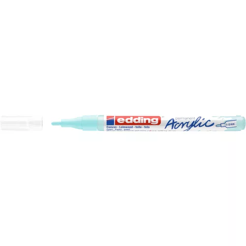 Akril marker 1-2mm, Edding 5300 pasztellkék