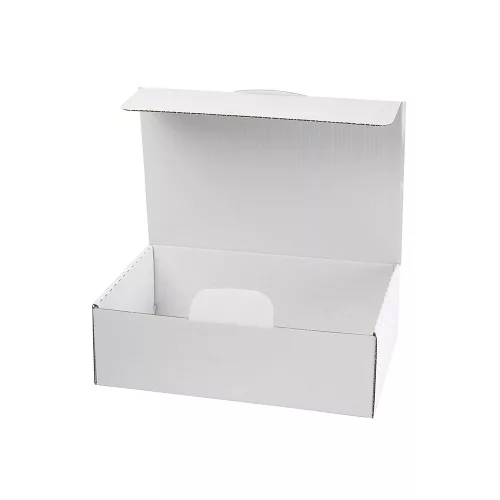 Irattári doboz A4, 375x250x115mm, mindkét oldalán fehér Bluering&reg;