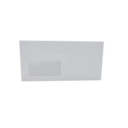 Boríték LC6/5 enyvezett külső záródású bal ablakos 45x90mm 114x229mm B20A15 Bluering&reg;