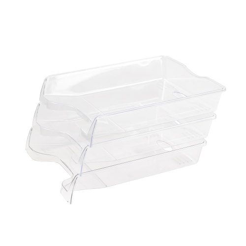 Irattálca műanyag 355, 355x255x60mm, Bluering&reg;, víztiszta