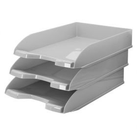   Irattálca műanyag 345, 345x255x65mm, Bluering&reg;, szürke