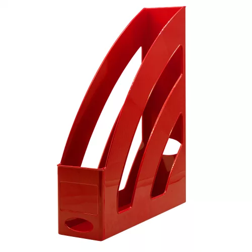 Iratpapucs 8cm, műanyag, 80x327x253mm, Bluering&reg;, piros