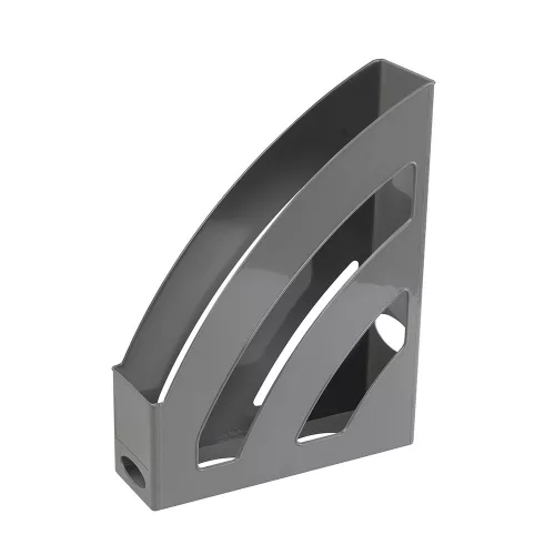 Iratpapucs 8cm, műanyag, 80x327x253mm, Bluering&reg;, szürke