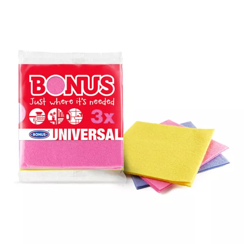 Törlőkendő általános 3 db/csomag Bonus_B163