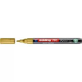 Lakkmarker 1-2mm, kerek Edding 791 arany