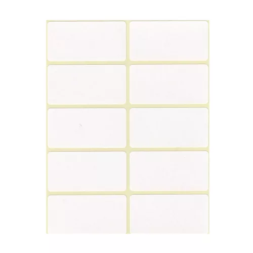 Etikett címke, 25x50mm, 6 lap, 10 címke/lap