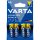 Elem AA ceruza LR06 Longlife Power 4 db/csomag, Varta 