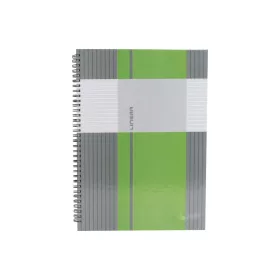   Spirálfüzet A5, 80lap kockás, keményfedelű Marker Linear