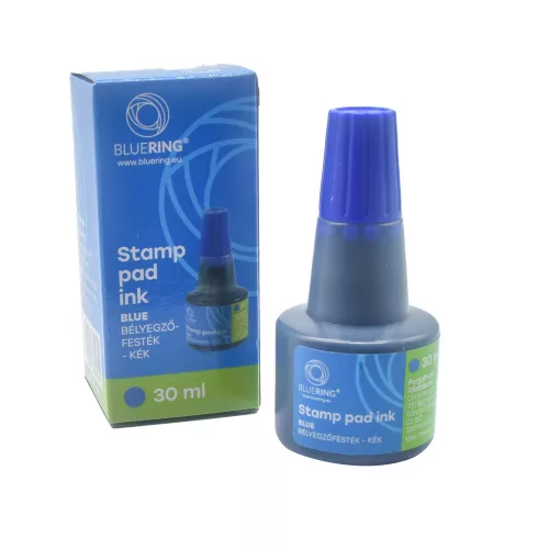 Bélyegzőfesték 30ml, Bluering&reg; Flower kék