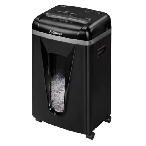 Iratmegsemmisítő, 9lap, mikrokonfetti vágás 2x12mm, Fellowes&reg; Microshred 450M