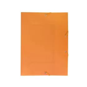 Gumis mappa A4, műanyag Bluering&reg; narancssárga