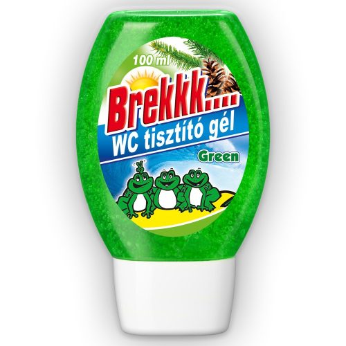 WC tisztító gél utántöltő 100 ml Brekk zöld