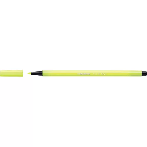 Rostirón, filctoll 1mm, STABILO Pen 68 neon sárga