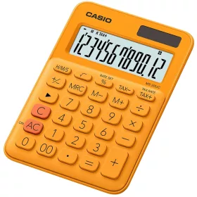   Számológép asztali 12 digit nagy kijelző Casio MS 20 UC narancssárga