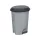 Szemeteskuka pedálos műanyag 12 literes szürke UP126