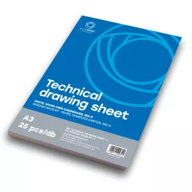 Műszaki rajzlap A3, 180g. 25ív/csomag, Bluering&reg;