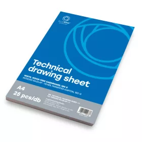 Műszaki rajzlap A4, 180g. 25ív/csomag, Bluering&reg;