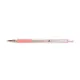 Golyóstoll 0,7mm, pasztell rózsaszín test, Zebra F-301, írásszín kék