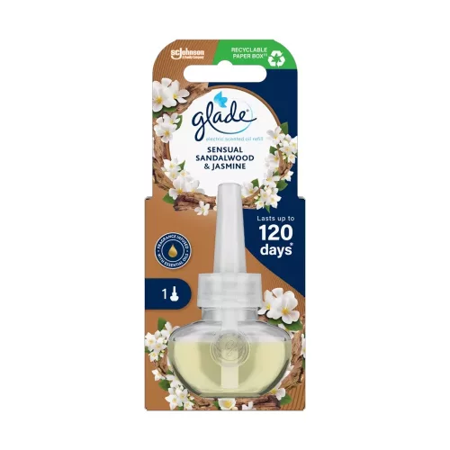 Légfrissítő elektromos utántöltő 20 ml Glade&reg; Bali Szantálfa és Jázmin