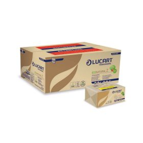   Kéztörlő 2 rétegű Z hajtogatású 220 lap/csomag 18 cs/karton EcoNatural Lucart_864036 havanna barna