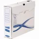 Archiváló doboz A4, 80mm, Fellowes&reg; Bankers Box Basic, 10 db/csomag, kék-fehér